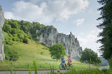 Auf dem GeoRadweg Altmühltal