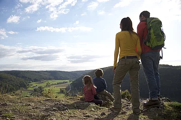 Kinding Schellenberg Enkering Blick ins Tal