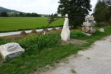 Skulpturenpfad am Alten Ludwigskanal bei Mühlhausen